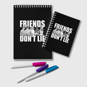 Блокнот с принтом Friends Dont Lie , 100% бумага | 48 листов, плотность листов — 60 г/м2, плотность картонной обложки — 250 г/м2. Листы скреплены удобной пружинной спиралью. Цвет линий — светло-серый
 | Тематика изображения на принте: 11 | demogorgon | retro | stranger | things | дастин | дела | демогоргон | оди | одиннадцать | очень | пожиратель | разума | ретро | стив | странные | хоппер | хоукинс