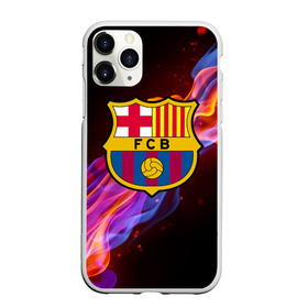 Чехол для iPhone 11 Pro Max матовый с принтом FC BARCELONA (BARCA) , Силикон |  | barca | barcelona | fc barca | барка | барселона