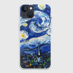 Чехол для iPhone 13 с принтом ABSTRACTIONISM ,  |  | vincent van gogh | ван | винсент | гог | искусство | картина | надпись | цитата