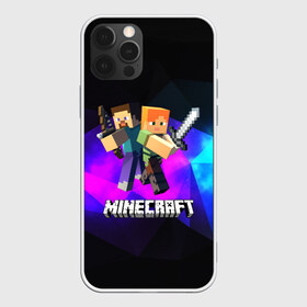 Чехол для iPhone 12 Pro Max с принтом MINECRAFT NEON , Силикон |  | craft | creeper | dungeon | dungeons | earth | game | logo | mine | minecraft | mobile | online | дунгеонс | земля | зомби | игра | крипер | лого | майкрафт | майнкрафт | мобайл | онлайн | подземелье | подземелья