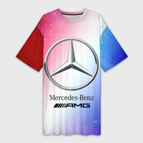 Платье-футболка 3D с принтом MERCEDES   МЕРСЕДЕС ,  |  | amg | auto | bens | benz | logo | merc | mercedes | mercedes benz | mersedes | moto | new | star | vthctltc | авто | амг | бенц | звезда | класс | лого | логотип | мерин | мерс | мерседес | мерседес бенц | мото | новый | символ | символы | ьуксуву