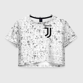 Женская футболка Crop-top 3D с принтом Juventus , 100% полиэстер | круглая горловина, длина футболки до линии талии, рукава с отворотами | cristiano | fifa | football | juventus | paint | ronaldo | soccer | uefa | брызги | буффон | зебры | италия | клуб | краска | криштиану | кьеллини | матч | мяч | роналду | турин | уефа | фифа | футбол | футбольный | черно белые | ювентус