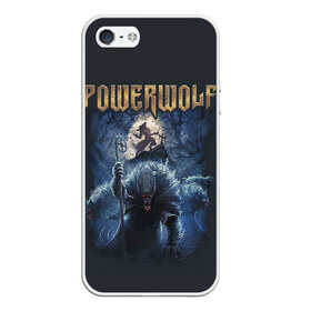 Чехол для iPhone 5/5S матовый с принтом POWERWOLF , Силикон | Область печати: задняя сторона чехла, без боковых панелей | powerwolf | метал | повервольф | повервульф | рок