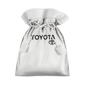 Подарочный 3D мешок с принтом TOYOTA , 100% полиэстер | Размер: 29*39 см | toyota | авто | автомобиль | логотип | марка | машина | надпись | текстура | тоета | тойота
