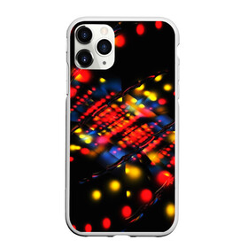 Чехол для iPhone 11 Pro Max матовый с принтом Fractal Digital 3D , Силикон |  | abstract | abstraction | color | fractal | geometry | paitnt | psy | rdtktr | абстракция | геометрия | краски | неоновые | психоделика | фрактал