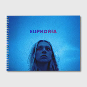 Альбом для рисования с принтом Euphoria , 100% бумага
 | матовая бумага, плотность 200 мг. | euphoria | hunter schafer | jules vaughn | rue bennett | zendaya | джулиус | джулс вон | зендайа | зендая | ру беннет | хантер шафер | эйфория