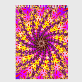 Скетчбук с принтом НЕОНОВЫЙ РОЗОВЫЙ ФРАКТАЛ , 100% бумага
 | 48 листов, плотность листов — 100 г/м2, плотность картонной обложки — 250 г/м2. Листы скреплены сверху удобной пружинной спиралью | abstract | abstraction | color | fractal | geometry | paitnt | psy | rdtktr | абстракция | геометрия | краски | неоновые | психоделика | фрактал