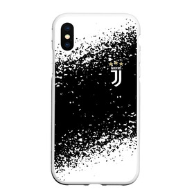 Чехол для iPhone XS Max матовый с принтом JUVENTUS. , Силикон | Область печати: задняя сторона чехла, без боковых панелей | Тематика изображения на принте: fc | football | football club | juventus | sport | итальянский профессиональный футбольный клуб | клуб италии | спорт | уефа | униформа | фирменные цвета | фк | футбол | футбольный клуб | ювентус