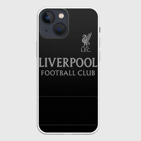Чехол для iPhone 13 mini с принтом LIVERPOOL. ,  |  | fc | football | football club | liverpool fc | sport | британский футбольный клуб | ливерпуль фк | мерсисайд | спорт | уефа | униформа | фирменные цвета | фк | футбол | футбольный клуб