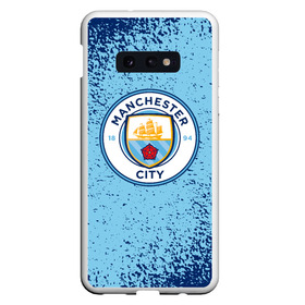 Чехол для Samsung S10E с принтом MANCHESTER CITY. , Силикон | Область печати: задняя сторона чехла, без боковых панелей | fc | football | football club | manchester city fc | sport | английский футбольный клуб | манчестер | манчестер сити | спорт | спортивный клуб | уефа | униформа | фирменные цвета | фк | футбол | футбольный клуб