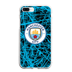 Чехол для iPhone 7Plus/8 Plus матовый с принтом MANCHESTER CITY. , Силикон | Область печати: задняя сторона чехла, без боковых панелей | Тематика изображения на принте: fc | football | football club | manchester city fc | sport | английский футбольный клуб | манчестер | манчестер сити | спорт | спортивный клуб | уефа | униформа | фирменные цвета | фк | футбол | футбольный клуб