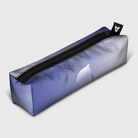Пенал 3D с принтом Минималистичный дельфин , 100% полиэстер | плотная ткань, застежка на молнии | dolphin | minimalism | sea | дельфин | минимализм | море