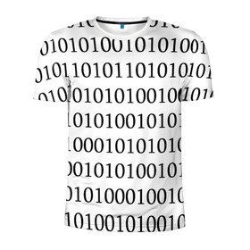 Мужская футболка 3D спортивная с принтом 101 , 100% полиэстер с улучшенными характеристиками | приталенный силуэт, круглая горловина, широкие плечи, сужается к линии бедра | Тематика изображения на принте: 101 | binary code | machine language | programming | двоичный код | программирования