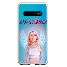 Чехол для Samsung Galaxy S10 с принтом Euphoria , Силикон | Область печати: задняя сторона чехла, без боковых панелей | euphoria | hunter schafer | jules vaughn | rue bennett | zendaya | джулиус | джулс вон | зендайа | зендая | ру беннет | хантер шафер | эйфория