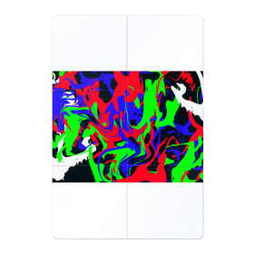 Магнитный плакат 2Х3 с принтом Абстрактные краски , Полимерный материал с магнитным слоем | 6 деталей размером 9*9 см | abstract | art | camo | colorful | digital | fluid | абстракция | арт | камуфляж | краски | цифровой