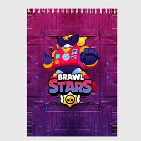 Скетчбук с принтом Surge Brawl Stars , 100% бумага
 | 48 листов, плотность листов — 100 г/м2, плотность картонной обложки — 250 г/м2. Листы скреплены сверху удобной пружинной спиралью | Тематика изображения на принте: bolt | brawl | brawl stars | brawl stars вольт | brawler | leon | robot | surge | volt | бравл | бравл старс | бравл старс вольт | бравлер | вольт | робот бравл старс | сурдж | сюрдж