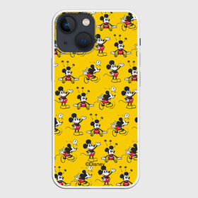 Чехол для iPhone 13 mini с принтом Микки Маус ,  |  | disney | дисней | микки маус | мышонок микки | паттерн | уолт дисней