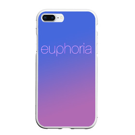 Чехол для iPhone 7Plus/8 Plus матовый с принтом Euphoria , Силикон | Область печати: задняя сторона чехла, без боковых панелей | euphoria | hunter schafer | jules vaughn | rue bennett | zendaya | джулиус | джулс вон | зендайа | зендая | ру беннет | хантер шафер | эйфория