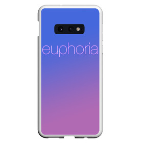 Чехол для Samsung S10E с принтом Euphoria , Силикон | Область печати: задняя сторона чехла, без боковых панелей | euphoria | hunter schafer | jules vaughn | rue bennett | zendaya | джулиус | джулс вон | зендайа | зендая | ру беннет | хантер шафер | эйфория