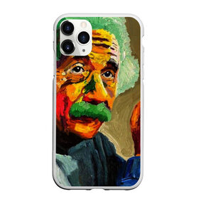 Чехол для iPhone 11 Pro Max матовый с принтом Энштейн , Силикон |  | albert | art | einstein | арт | энштейн