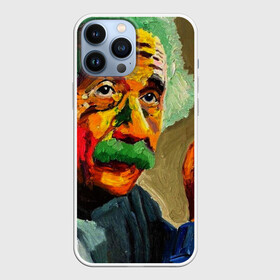 Чехол для iPhone 13 Pro Max с принтом Энштейн ,  |  | albert | art | einstein | арт | энштейн