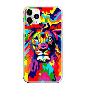 Чехол для iPhone 11 Pro матовый с принтом Лев Artistic Art , Силикон |  | Тематика изображения на принте: king | lion | neon | африка | голова | граффити | грива | дикий | животные | зверь | зодиак | картина | король | краски | красочный | лев | львенок | львиное | львица | неон | неоновые | радуга | радужный | рисунок