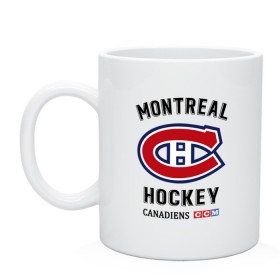 Кружка с принтом MONTREAL CANADIENS , керамика | объем — 330 мл, диаметр — 80 мм. Принт наносится на бока кружки, можно сделать два разных изображения | canadiens | hockey | montreal | nhl | sport | usa | канада | клюшки | монреаль | нхл | спорт | хоккей | шайбу