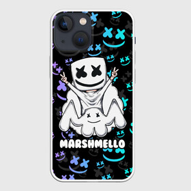 Чехол для iPhone 13 mini с принтом MARSHMELLO ,  |  | dj | marshmello | marshmellow | usa | америка | клуб | клубная музыка | мармело | маршмелло | маршмеллоу | музыка | музыкант