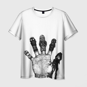 Мужская футболка 3D с принтом Dorohedoro , 100% полиэфир | прямой крой, круглый вырез горловины, длина до линии бедер | dorohedoro | kaiman | дорохэдоро | манга