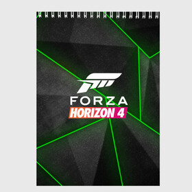 Скетчбук с принтом Forza Horizon 4 Hi-tech , 100% бумага
 | 48 листов, плотность листов — 100 г/м2, плотность картонной обложки — 250 г/м2. Листы скреплены сверху удобной пружинной спиралью | 4 | forza | gamer | games | horizon | racing | ultimate | гонки | форза
