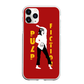 Чехол для iPhone 11 Pro Max матовый с принтом Pulp Fiction , Силикон |  | Тематика изображения на принте: актеры | бандиты | боевик | бульварное | винсент | герои | девяностые | джулс | знаменитости | кинофильм | комедия | криминал | криминальное | лихие | логотип | миа | персонажи | преступники | ретро