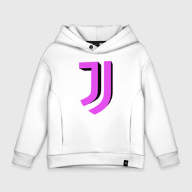 Детское худи Oversize хлопок с принтом Juventus | 3D Logo Fuchsia (2021) , френч-терри — 70% хлопок, 30% полиэстер. Мягкий теплый начес внутри —100% хлопок | боковые карманы, эластичные манжеты и нижняя кромка, капюшон на магнитной кнопке | 0x000000123 | juve | juventus | ronaldo | юве | ювентус