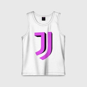 Детская майка хлопок с принтом Juventus | 3D Logo Fuchsia (2021) ,  |  | Тематика изображения на принте: 0x000000123 | juve | juventus | ronaldo | юве | ювентус