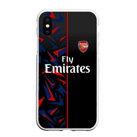 Чехол для iPhone XS Max матовый с принтом ARSENAL UNIFORM 2020 , Силикон | Область печати: задняя сторона чехла, без боковых панелей | arsenal | arsenal uniform | aubameyang | champions league | england | fc | football club | sport | англия | арсенал | лига чемпионов | лондон | обамеянг | премьер лига | спортивные | униформа | фирменые цвета | фк | футбольный клуб