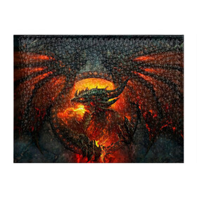 Обложка для студенческого билета с принтом Огненный Дракон  , натуральная кожа | Размер: 11*8 см; Печать на всей внешней стороне | drag | dragon | арт | динамическое | динозавр | дракон | красивое | фантастика