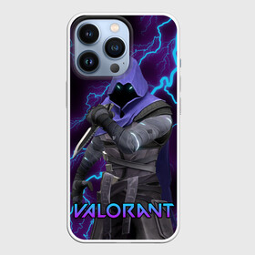 Чехол для iPhone 13 Pro с принтом VALORANT ,  |  | omen | riot games | valorant | валорант | детская | детям | игра | компьютерная игра | молния | омен | омэн | персонаж | стрельба | стрелялка | шутер