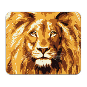 Коврик для мышки прямоугольный с принтом Взгляд льва , натуральный каучук | размер 230 х 185 мм; запечатка лицевой стороны | арт | грива | деко | жедтая | животные | закат | зверей | золото | кошка | лев | лето | львенок | неоновая | очки | пляж | прайд | разноцветная | солнце | тигр | узоры | царь | яркие