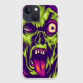 Чехол для iPhone 13 mini с принтом Зомби стайл (zombie style) ,  |  | апокалипсис | вирус | жизнь | зомбирование | зомбоящик | игра | кладбище | люди | мертвец | мертвецы | могила | мозг | мозги | мозгов | монстр | нежить | овощ | покойники | промывка | робот | сериал | тв