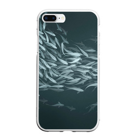 Чехол для iPhone 7Plus/8 Plus матовый с принтом Рыбы , Силикон | Область печати: задняя сторона чехла, без боковых панелей | Тематика изображения на принте: fish | fishing | вода | друг | животные | крючок | лето | море | мужчина | озера | отдых | подарок | природа | рыба | рыбалка | рыбки | улов