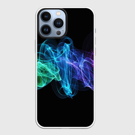 Чехол для iPhone 13 Pro Max с принтом COLOR SMOKE ,  |  | Тематика изображения на принте: fire | в огне | взрыв | огненный | огонь | пожар | текстура