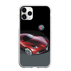 Чехол для iPhone 11 Pro матовый с принтом Alfa Romeo , Силикон |  | alfa romeo | car | italy | motorsport | prestige | автоспорт | альфа ромео | италия | престиж