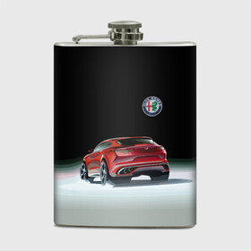 Фляга с принтом Alfa Romeo , металлический корпус | емкость 0,22 л, размер 125 х 94 мм. Виниловая наклейка запечатывается полностью | alfa romeo | car | italy | motorsport | prestige | автоспорт | альфа ромео | италия | престиж