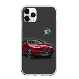 Чехол для iPhone 11 Pro матовый с принтом Alfa Romeo , Силикон |  | alfa romeo | car | italy | prestige | автомобиль | альфа ромео | италия | престиж