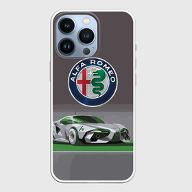 Чехол для iPhone 13 Pro с принтом Alfa Romeo motorsport ,  |  | alfa romeo | car | italy | motorsport | prestige | автоспорт | альфа ромео | италия | престиж