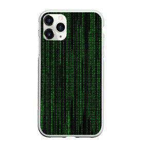 Чехол для iPhone 11 Pro матовый с принтом Matrix , Силикон |  | matrix | интернет | код | компьютер | матрица | символы | хакер