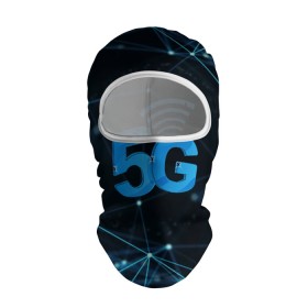 Балаклава 3D с принтом 5G Network , 100% полиэстер, ткань с особыми свойствами — Activecool | плотность 150–180 г/м2; хорошо тянется, но при этом сохраняет форму. Закрывает шею, вокруг отверстия для глаз кайма. Единый размер | Тематика изображения на принте: 4g | 5g | 5g картинки | 5g мемы | 5g рисунок | internet | network | print | speed | плакат | пнг | постер | против 5g