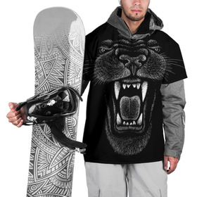 Накидка на куртку 3D с принтом Черная пантера , 100% полиэстер |  | big | black | cat | danger | jungle | king | leopard | panter | panther | picture | большая | большой | джунглей | джунгли | зубы | король | кот | кошка | леопард | мелками | опасная | опасный | охотник | пантера | пасть | рисунок | хищник | 