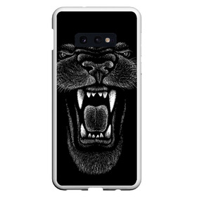 Чехол для Samsung S10E с принтом Черная пантера , Силикон | Область печати: задняя сторона чехла, без боковых панелей | big | black | cat | danger | jungle | king | leopard | panter | panther | picture | большая | большой | джунглей | джунгли | зубы | король | кот | кошка | леопард | мелками | опасная | опасный | охотник | пантера | пасть | рисунок | хищник | 