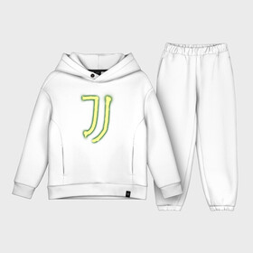 Детский костюм хлопок Oversize с принтом Juventus | Spray logo (2021) ,  |  | Тематика изображения на принте: 0x000000123 | juve | juventus | ronaldo | юве | ювентус