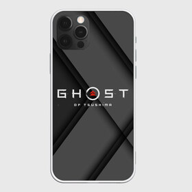 Чехол для iPhone 12 Pro Max с принтом Tsushima Logo , Силикон |  | game | ghost | jin | khan | khotun | logo | sakai | samurai | tsushima | игра | лого | надпись | призрак | самураи | самурай | текст | япония